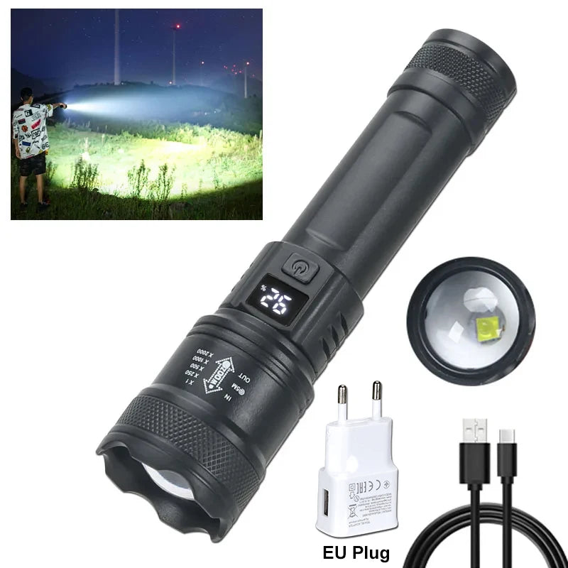 TacticalBeam 2000LM Flashlight — Zoom Tactical Torch