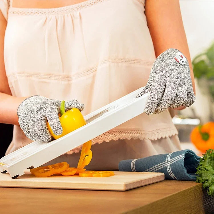 Gants anti-coupure GuardianGear niveau 5 — Cuisine, Jardin et Survie