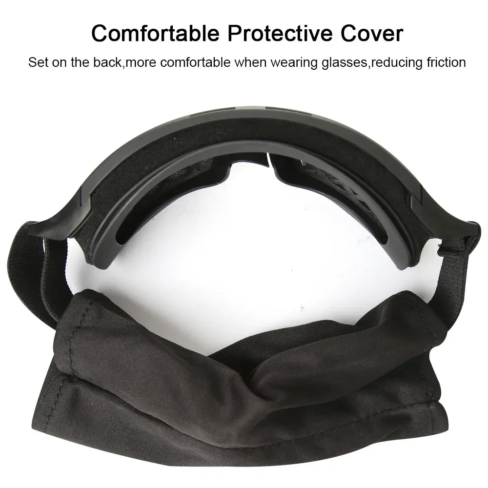 Gafas Balísticas TacticalEdge — Protección Ocular Cortavientos de 3 Lentes