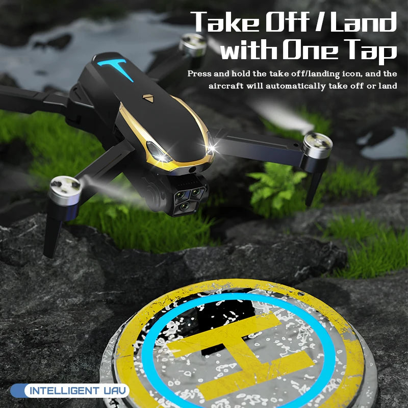 M8 Pro Drone — 2 Batteries, HD Camera, Brushless Motor, Obstacle Avoidance