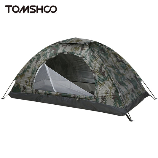 Ultralight Camping Tent – 1 or 2 Person Waterproof Nylon Tent with UV Protection for Hiking, Beach & Outdoor Use