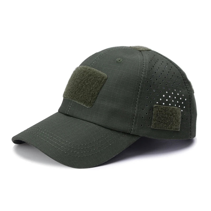 Casquette de baseball tactique – Chapeau d'extérieur camouflage respirant