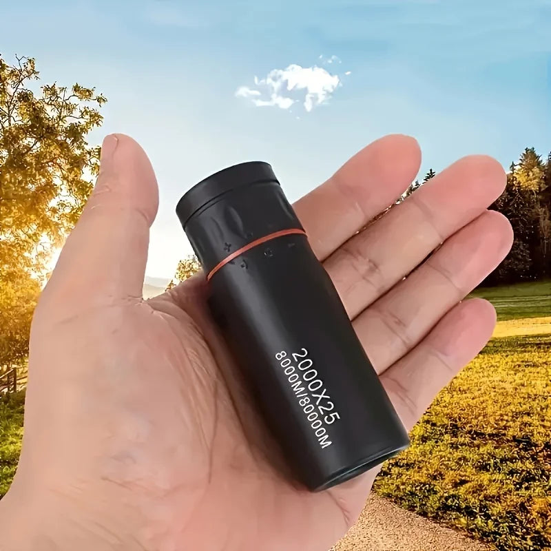 Monocular compacto HD 2000x25 TacticalEdge — Mira para viajes y actividades al aire libre
