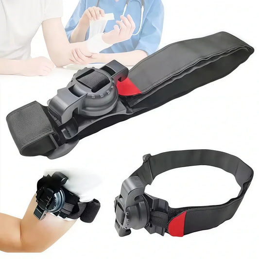 Military Tactical Tourniquet – One-Hand Application Emergency Bleeding Control for Survival, Camping & First Aid Kits