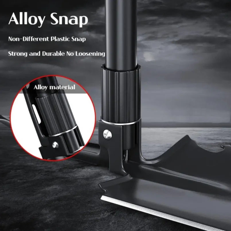Foldable Camping Shovel – Portable Carbon Steel Entrenching Tool for Hiking, Survival & Outdoor Use