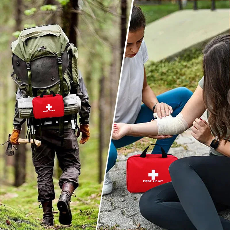 260-Piece Deluxe First Aid Kit – Essential Emergency Supplies for Home, Outdoor Adventure & Camping Safety