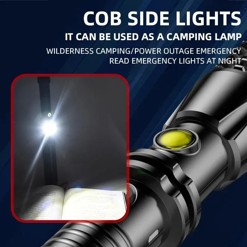 Wolf Tooth Tactical Flashlight Rod – Super Bright Rechargeable LED with Self-Defense & Window Break
