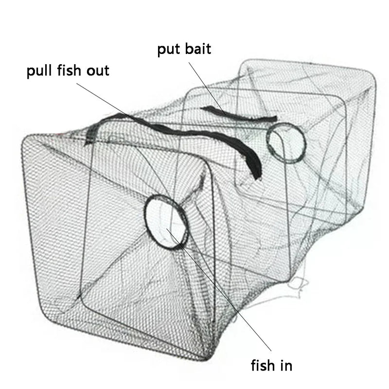 Filet de pêche pliable – Nasse pliable à crabes et écrevisses