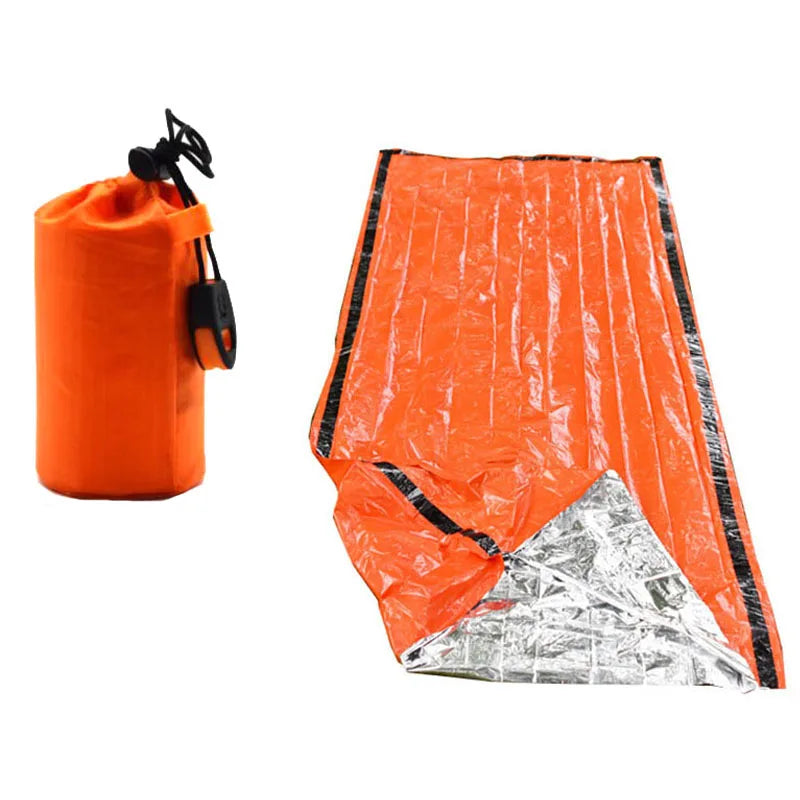 Saco de dormir de emergencia de Mylar SurvivalPro — Saco térmico de supervivencia
