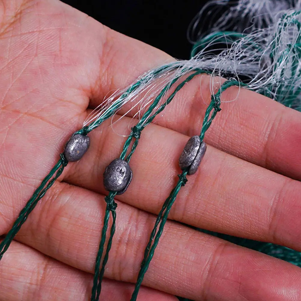 Filet de pêche professionnel en soie – Nasse à poissons flottante en maille collante de 20m