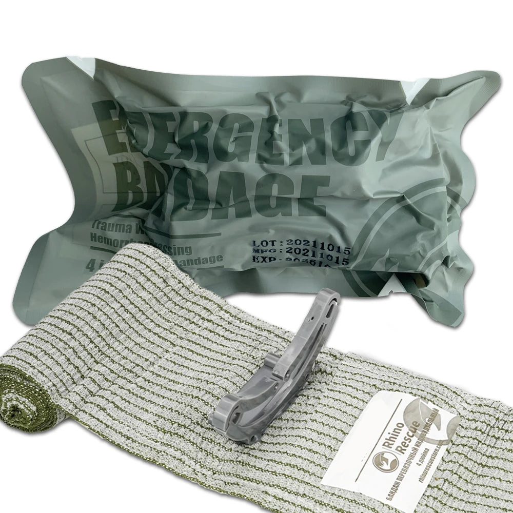 RHINO RESCUE Emergency Pressure Bandage — IFAK Wound Dressing Kit