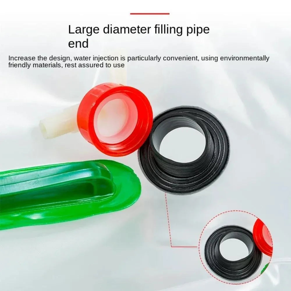 10L/20L Folding Water Bag - Collapsible Container w/Leakproof Tap & Carry Handle, Portable Bucket for Camping/Hiking/Emergency