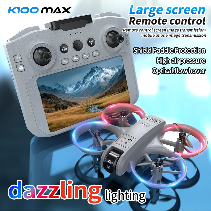 K100 MAX Mini GPS Drone – 4K HD Real-Time Video Screen Control Obstacle Avoidance Aerial Photography RC Quadcopter