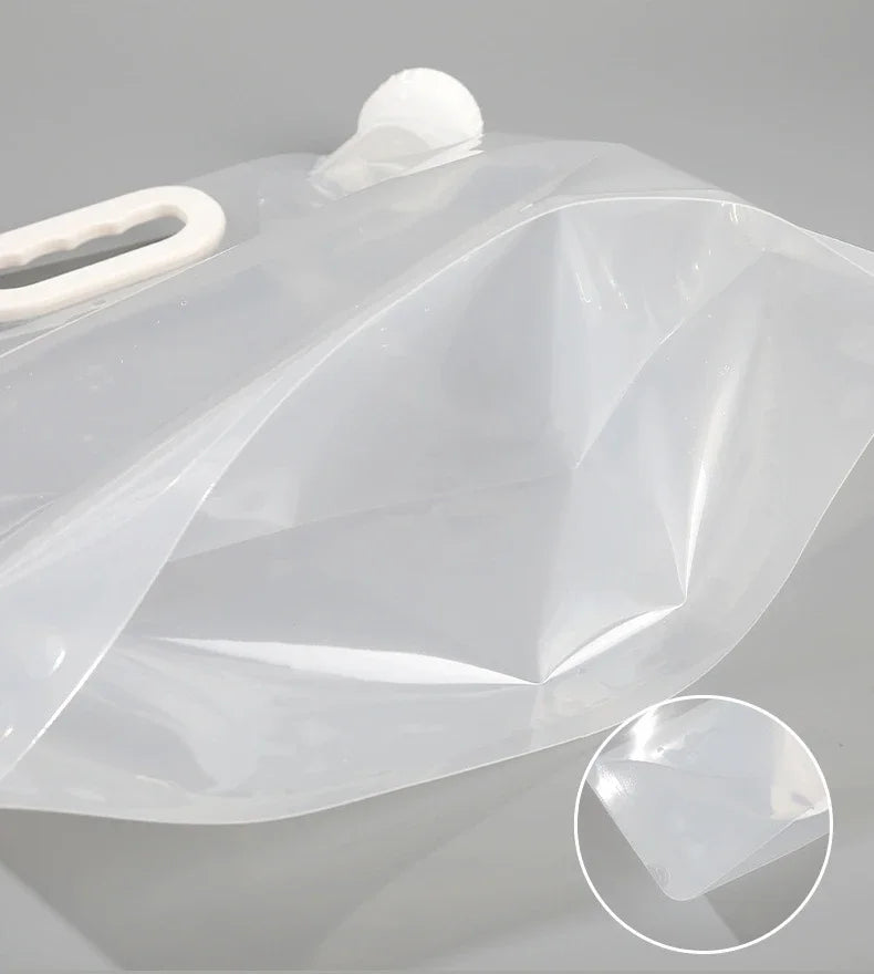 Portable Folding Water Bag – Collapsible Camping Water Pouch (5L / 10L)