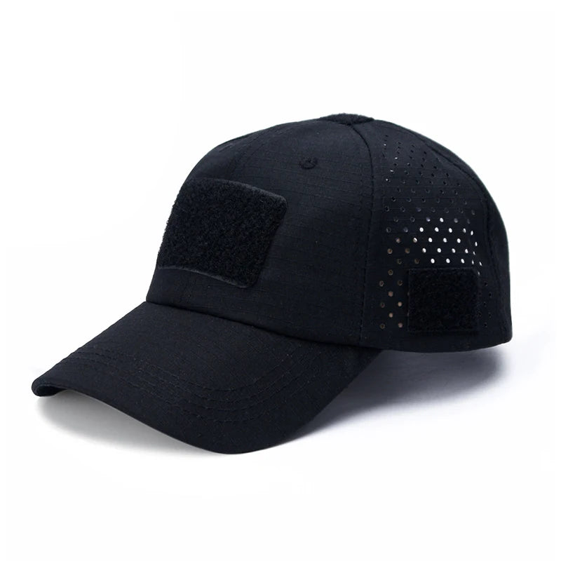 Casquette de baseball tactique – Chapeau d'extérieur camouflage respirant