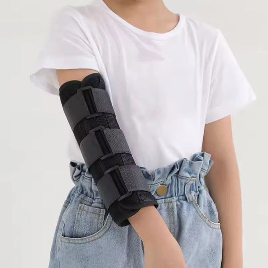 Elbow Fracture Splint Brace – Adjustable Arm Fixation Support for Children & Adults (XS–L)