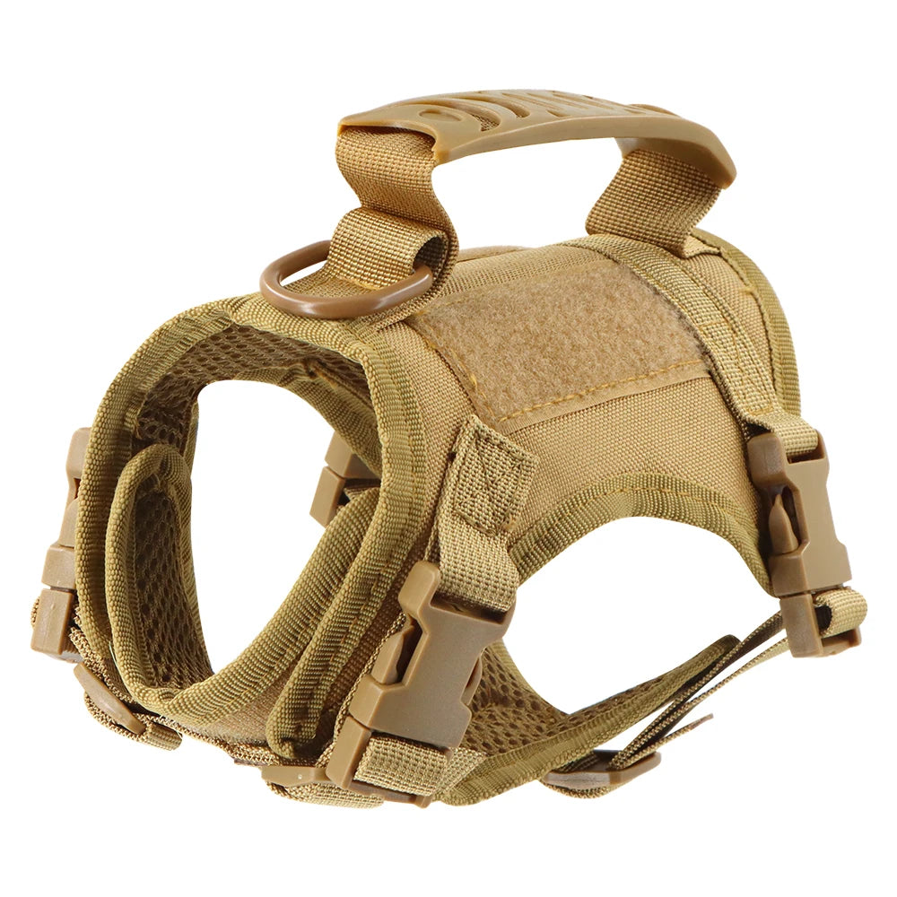 Harnais tactique pour chat et chien – Gilet réglable anti-évasion