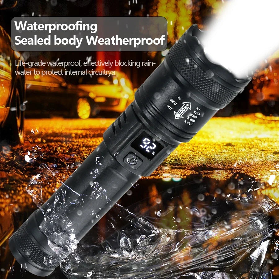 TacticalBeam 2000LM Flashlight — Zoom Tactical Torch