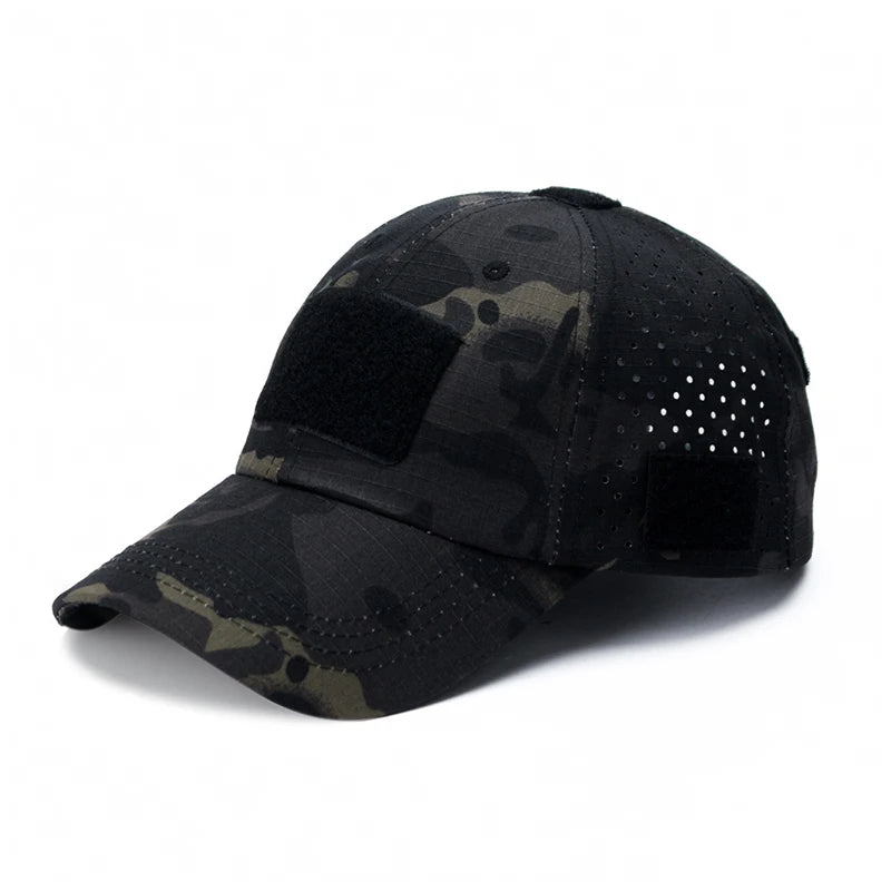 Casquette de baseball tactique – Chapeau d'extérieur camouflage respirant