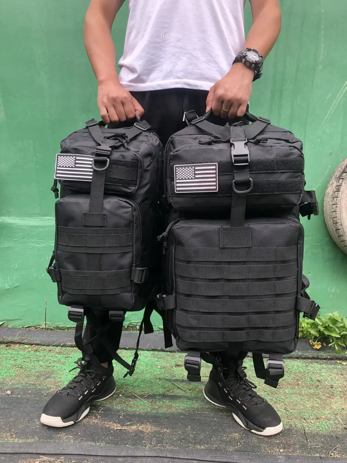 TacticalEdge Waterproof Backpack — 25L/50L Bug Out Bag