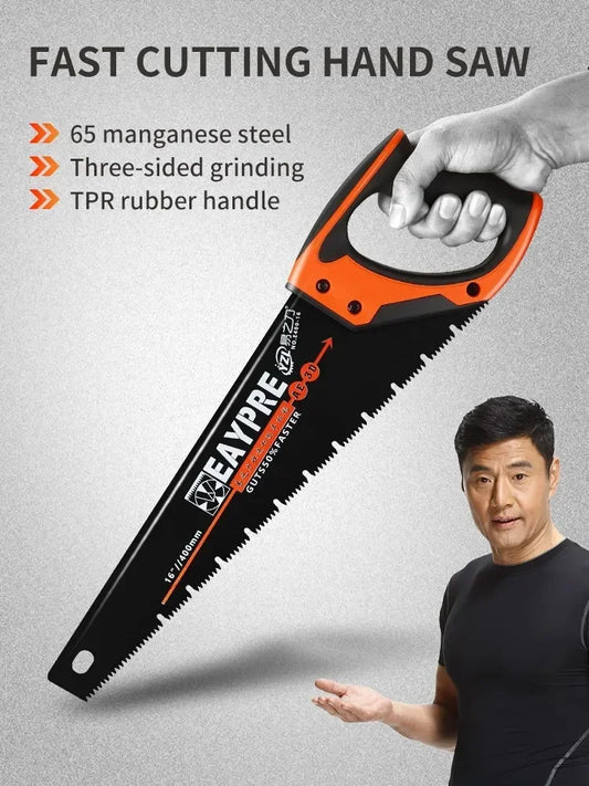 SurvivalPro SK5 Folding Logging Saw – Heavy Duty Camping & Garden Hand Saw