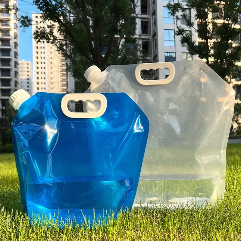 Portable Folding Water Bag – Collapsible Camping Water Pouch (5L / 10L)