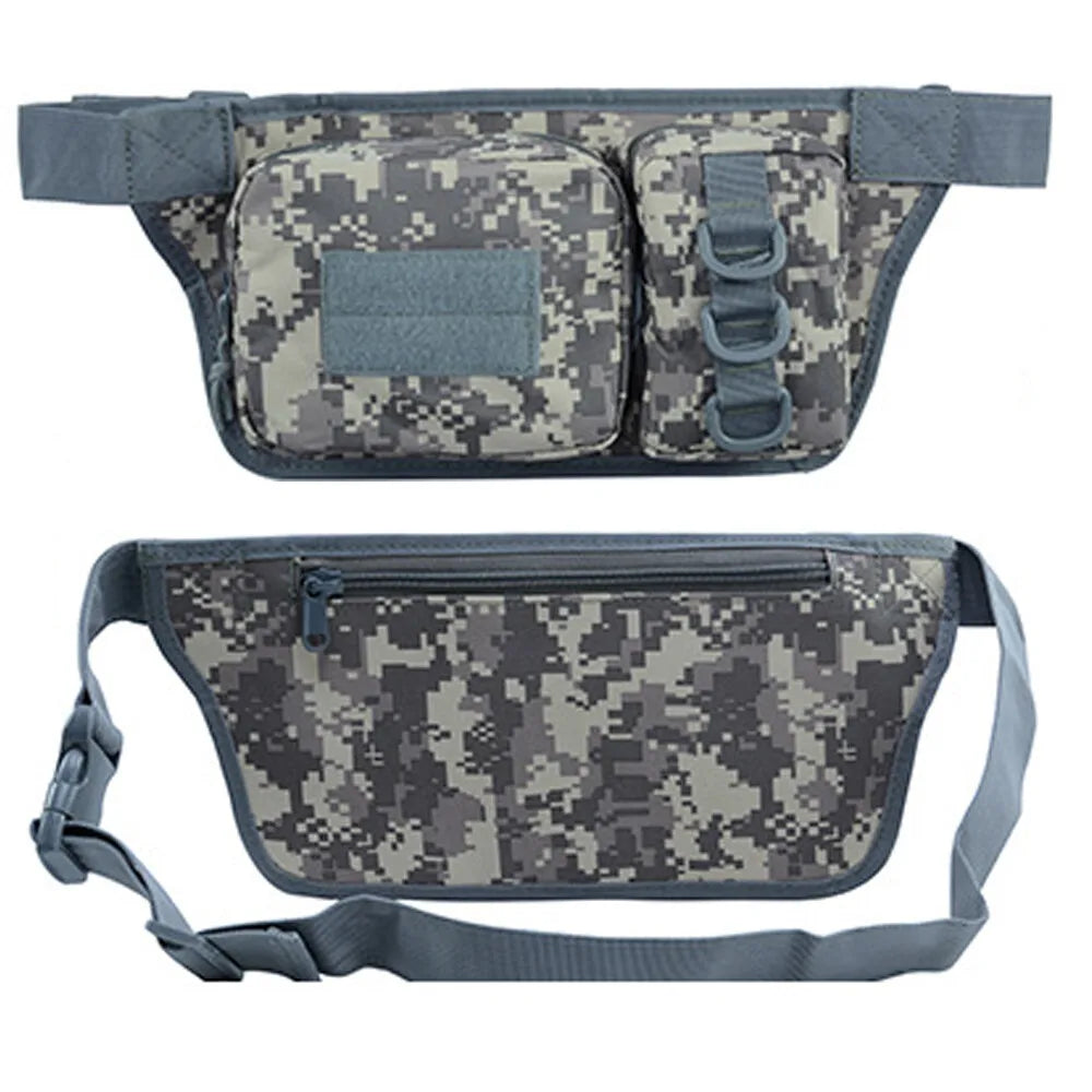 DF Tactical Military Fanny Pack – Nylon Utility Waist Bag for Hiking, Fishing & Outdoor Carry