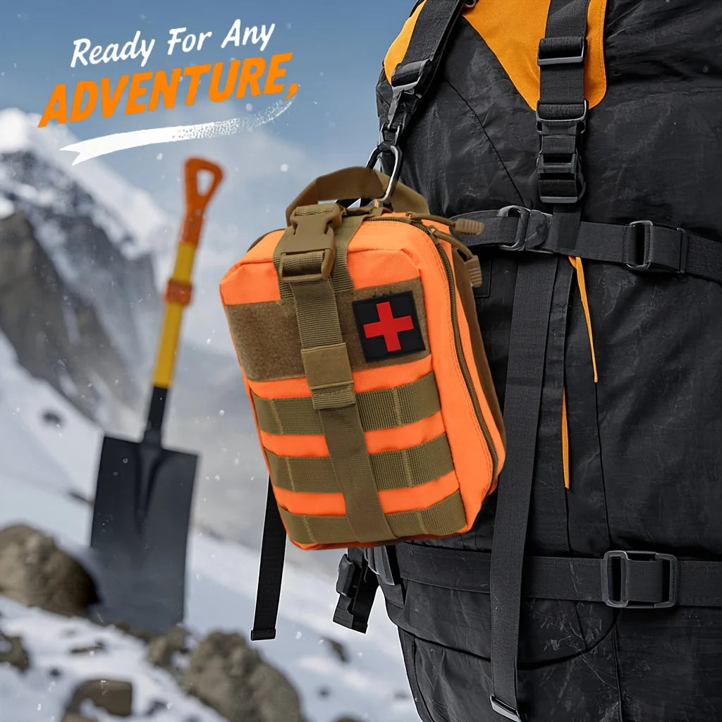 379-Piece First Aid Kit – Portable Emergency Bag for Home, Office, Outdoor Activities, Camping & Hunting