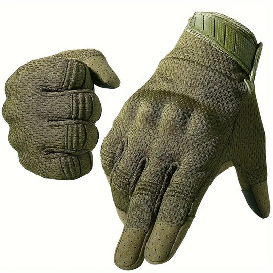 Full Finger Tactical Gloves – Touchscreen Combat Gloves for Shooting, Hunting, Hiking & Outdoor Sports