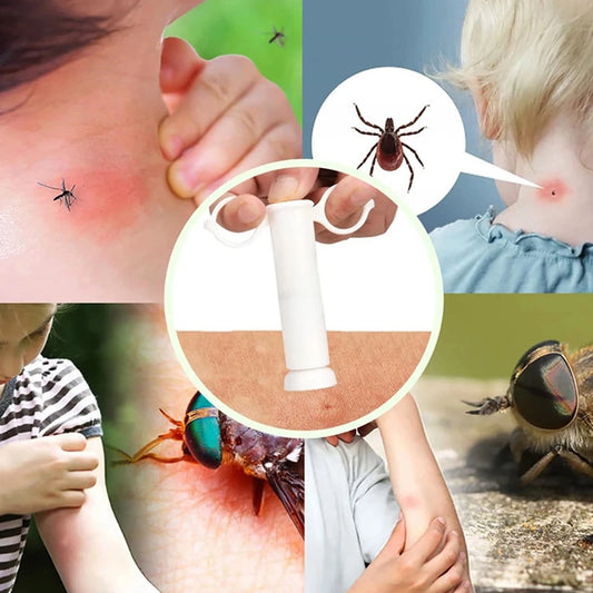 Insect Bite Suction Tool – Natural Venom Relief for Bee, Wasp & Mosquito Stings