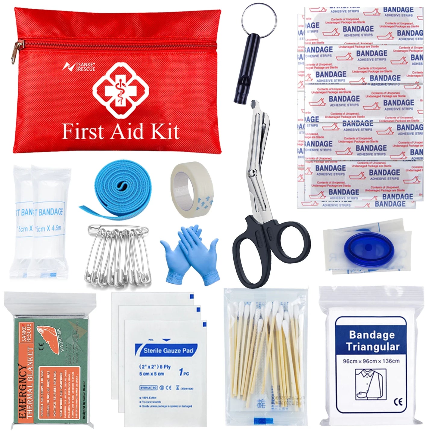 24-in-1 Tactical Survival Kit – MOLLE First Aid Bag with EDC Tools for Emergency Preparedness