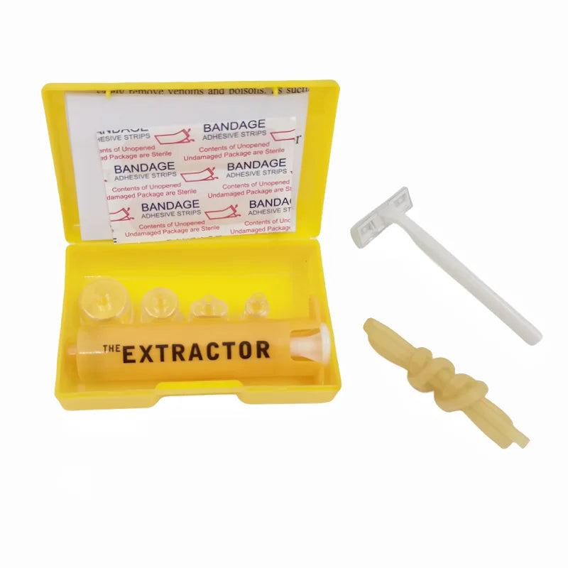 Kit extractor de veneno - Bomba de vacío de emergencia para mordeduras de serpientes e insectos para supervivencia al aire libre