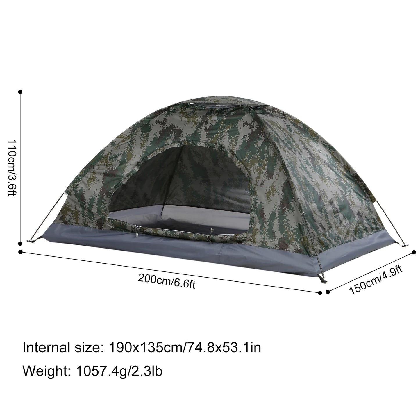 Tienda Ultraligera SurvivalPro — Refugio de Emergencia para 1-2 Personas