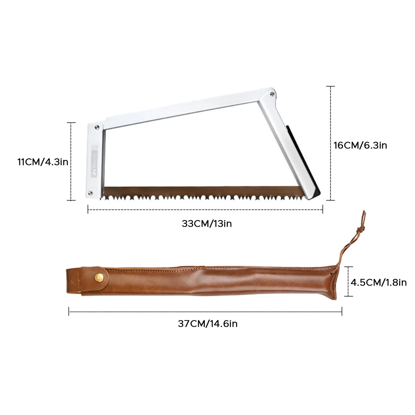 Serrucho Plegable – Sierra de Camping Plegable de Acero con Alto Contenido de Manganeso para Cortar Madera Seca y Húmeda