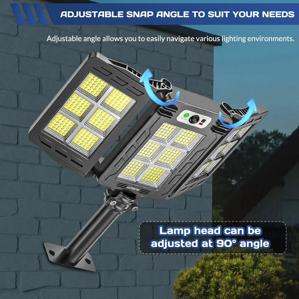 Solar LED Security Light – Waterproof Outdoor Wall Lamp with Motion Sensor & 3 Light Modes for Garden, Yard & Camping
