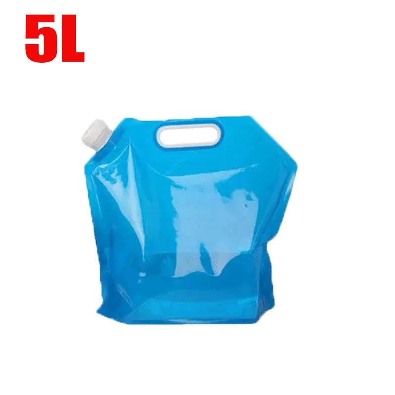 Folding Water Bag – Collapsible Camping Water Pouch 5L / 10L (1 or 2 Pack)