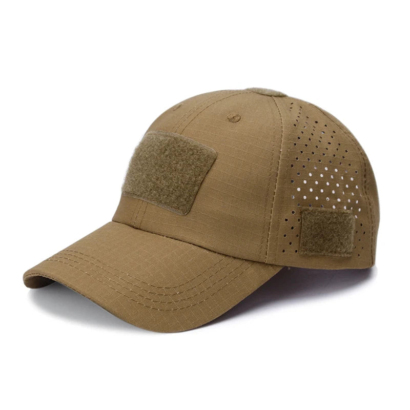 Casquette de baseball tactique – Chapeau d'extérieur camouflage respirant