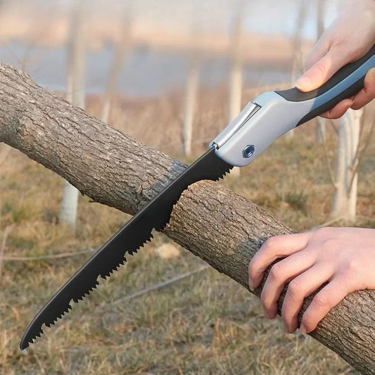 SurvivalPro Folding Hacksaw – Compact Steel Saw for Camping, Garden & Woodworking