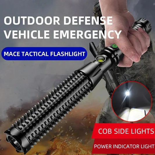 Wolf Tooth Tactical Flashlight Rod – Super Bright Rechargeable LED with Self-Defense & Window Break