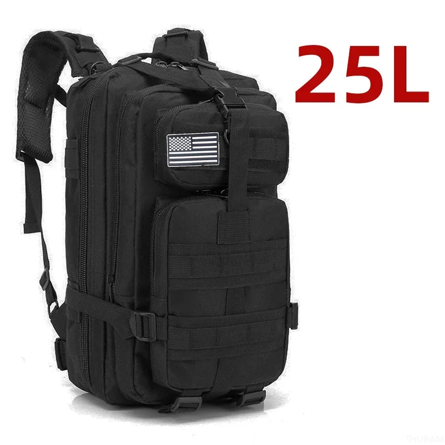 TacticalEdge Waterproof Backpack — 25L/50L Bug Out Bag