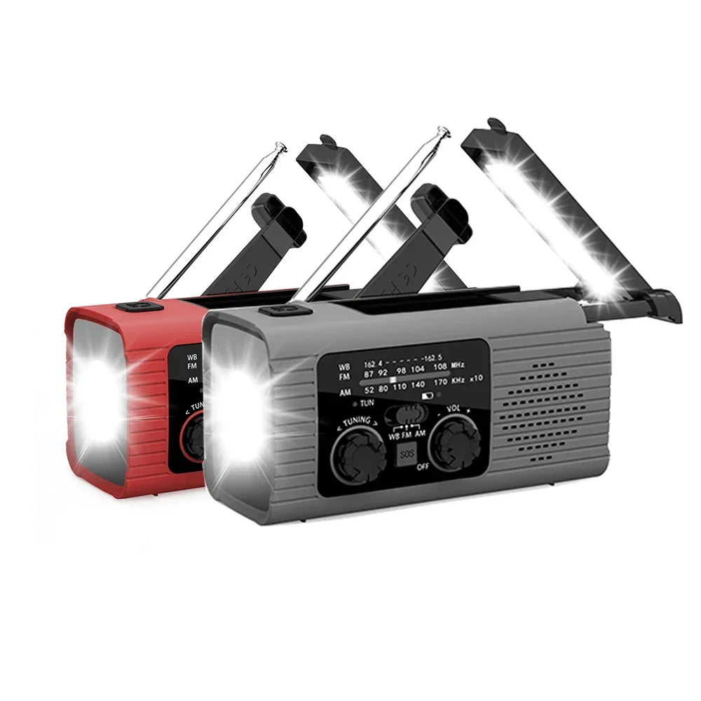 GuardianSignal 4000 — Radio y linterna solar de emergencia