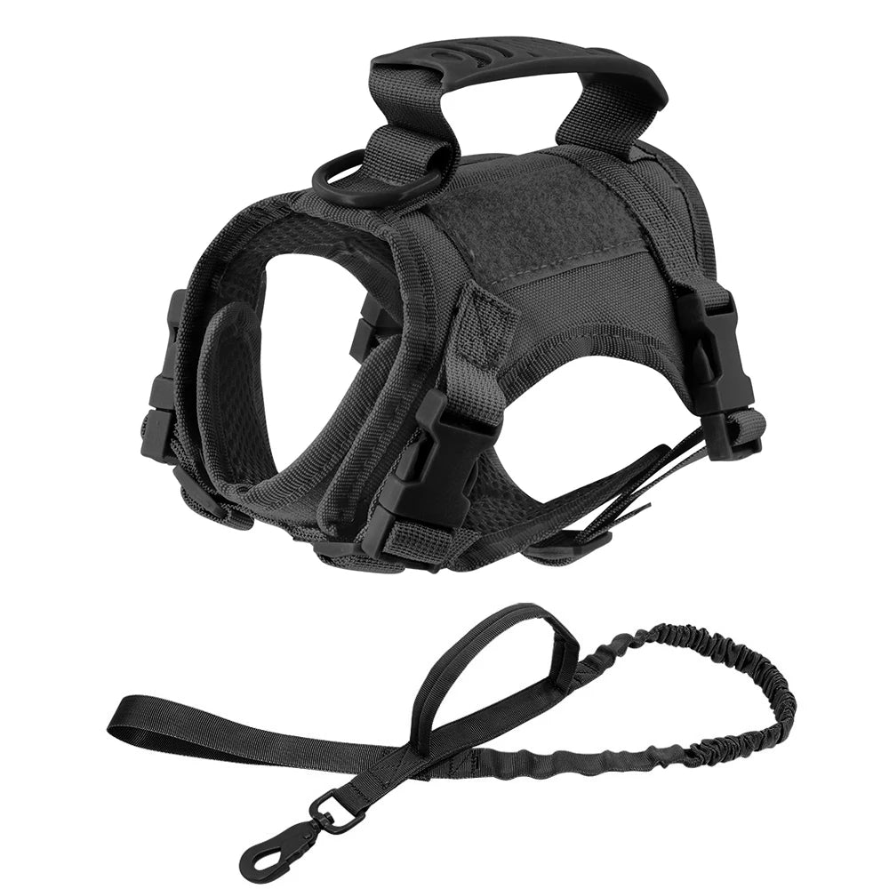Harnais tactique pour chat et chien – Gilet réglable anti-évasion