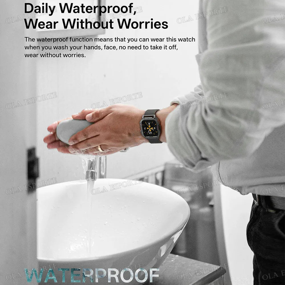 Military Smart Watch – GPS Flashlight 3ATM Waterproof Bluetooth Call 100+ Sport Modes Outdoor Smartwatch for Men