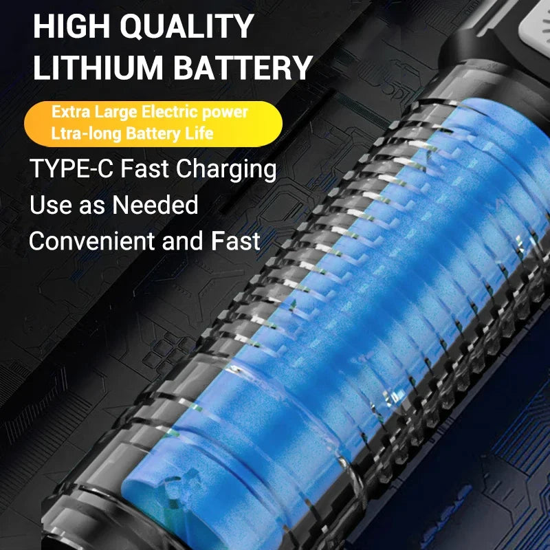 TacticalBeam 2000LM Flashlight — Zoom Tactical Torch