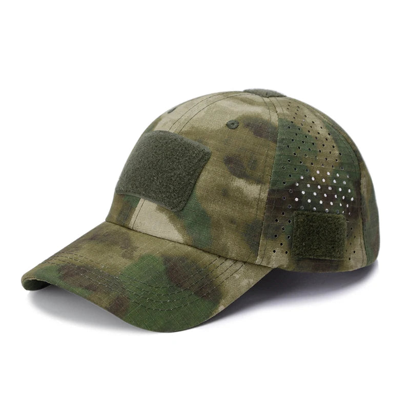Casquette de baseball tactique – Chapeau d'extérieur camouflage respirant