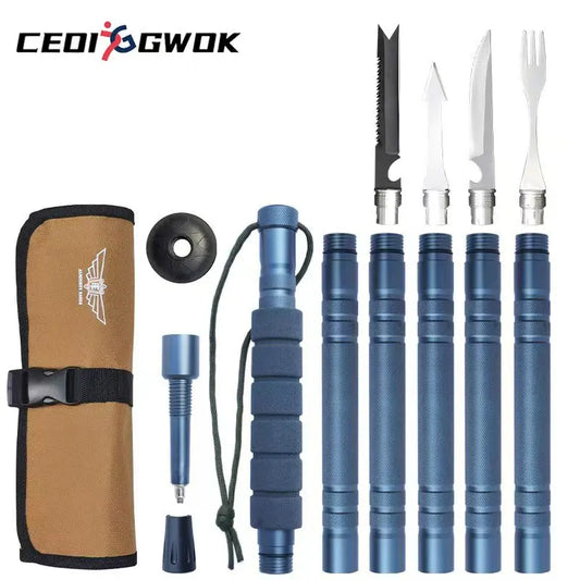 Adjustable Aluminum Trekking Poles – Lightweight Telescopic Hiking Sticks