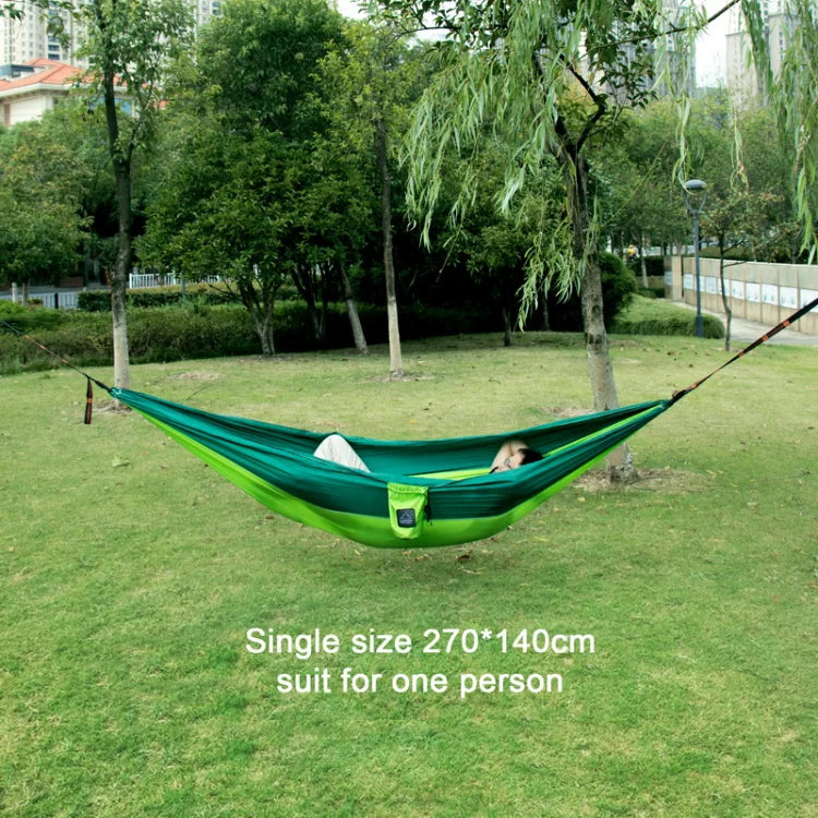 Hamaca de paracaídas GuardianGear — Acampada individual y doble al aire libre