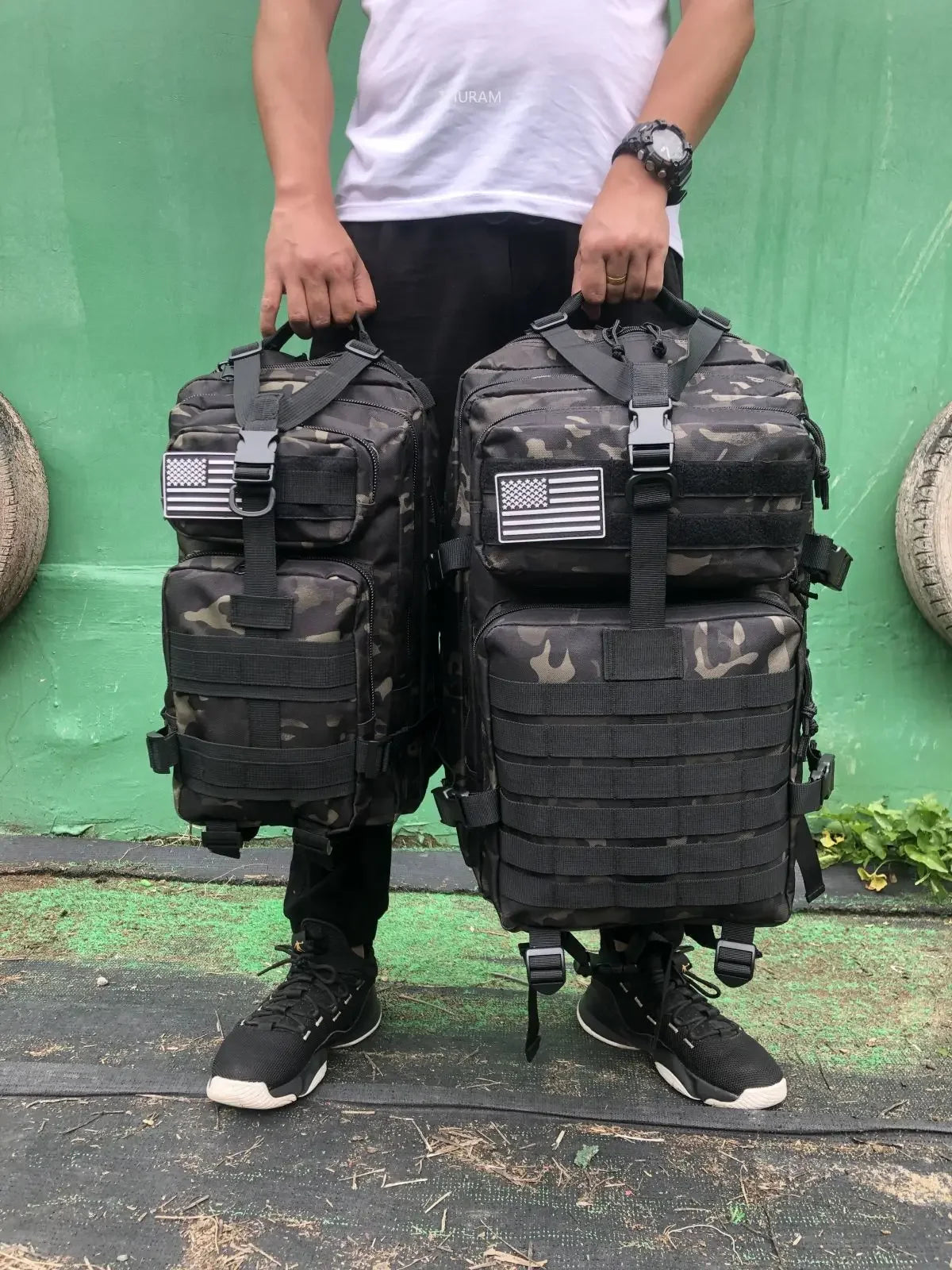 TacticalEdge Waterproof Backpack — 25L/50L Bug Out Bag