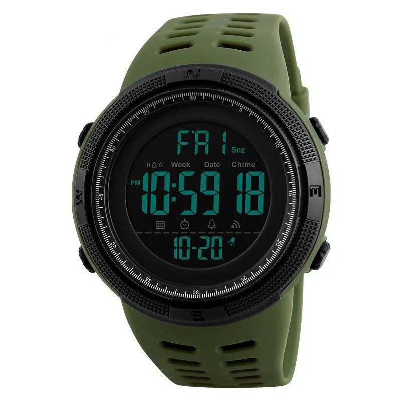 LED Digital Military Watch – Luminous Multifunction Sports Wristwatch for Men, Kids, Boys & Students