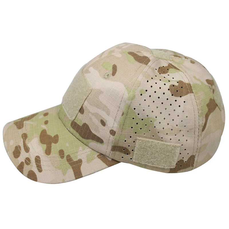 Casquette de baseball tactique – Chapeau d'extérieur camouflage respirant